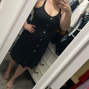 Button up dress